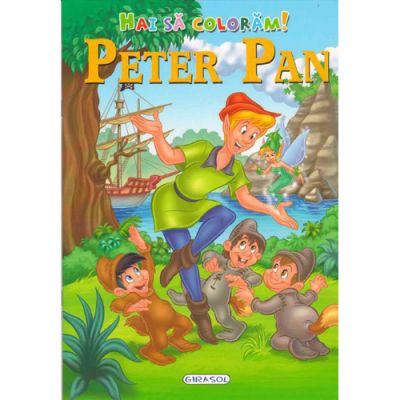 Carte de Colorat GIRASOL Peter Pan