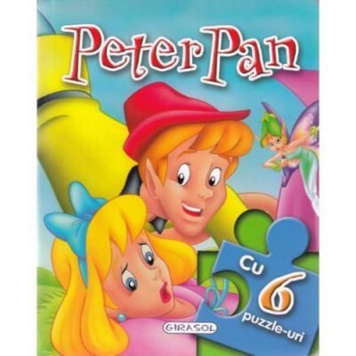 Carte GIRASOL cu 6 Puzzle Peter Pan