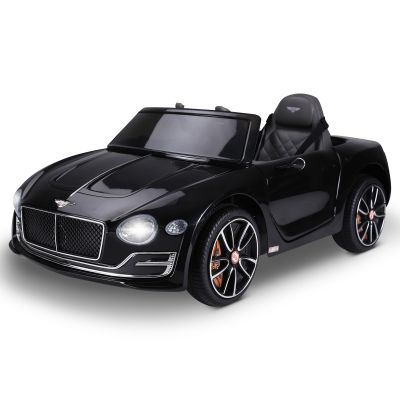 HOMCOM Mașină Electrică pentru Copii cu 2 Portiere, Bentley, Conducere manuală sau cu Telecomandă 108x60x43 cm, Negru | Aosom Romania