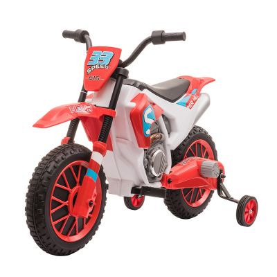 Motocicleta de Cros Electrica pentru Copii HOMCOM, Baterie 12V | Aosom RO