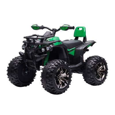 HomCom Quad electric 12V pentru copii, verde | AOSOM RO