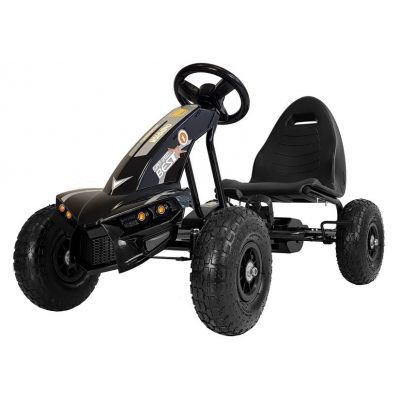 Kart cu pedale Super Speed Air Black