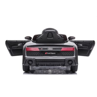 Masina electrica pentru copii 90W Audi R8 2 motoare LeanToys 9045 gri