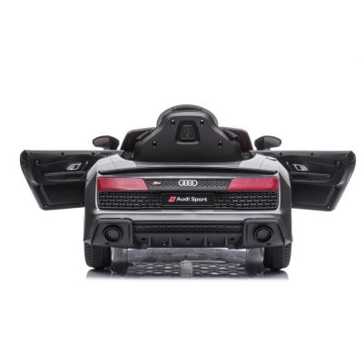 Masina electrica pentru copii Audi R8 2 motoare LeanToys 9045 gri