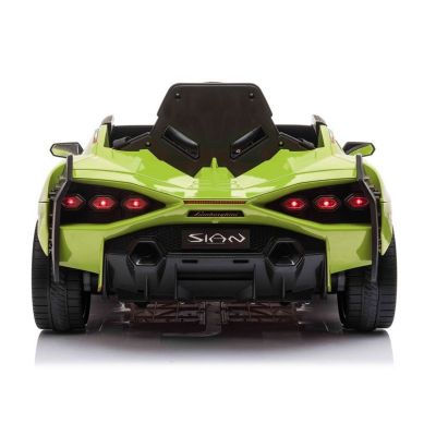 Masina electrica pentru copii Lamborghini Sian 2 motoare LeanToys 7498 verde