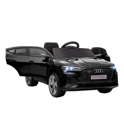 Masina sport electrica pentru copii , jucarie cu motor 12V alimentat cu doua baterii, Negru HOMCOM | Aosom Romania