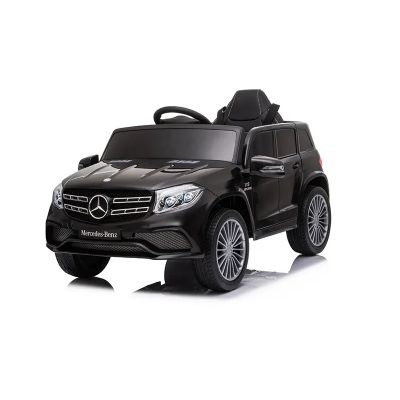 Masinuta electrica 12V Mercedes cu scaun din piele si roti EVA GL63 AMG Black