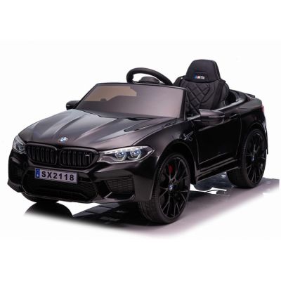 Masinuta electrica Bmw M5 Competition, baterie 24V 7Ah, 500W, scaun tapitat, dotari Premium, Drift Edition, negru