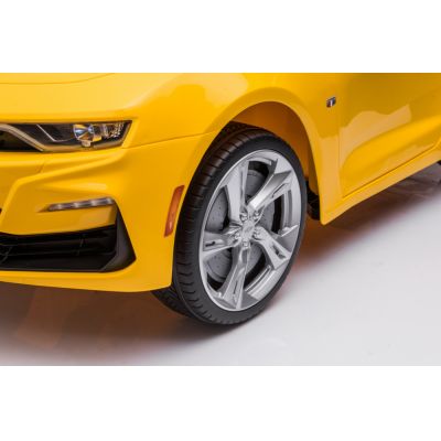 Masinuta electrica cu roti EVA Chevrolet Camaro 2SS Yellow la reducere