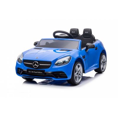 Masinuta electrica cu scaun de piele Mercedes SLC 300 Blue