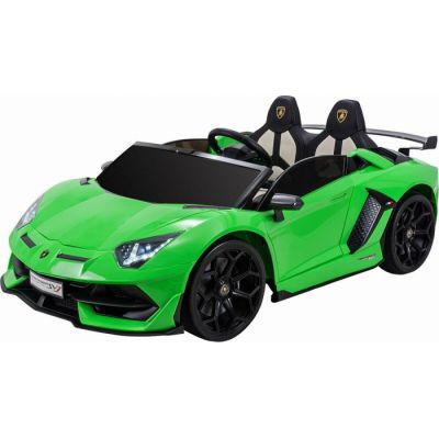 Masinuta electrica Lamborghini SVJ cu 2 locuri, 24V, 500W, echipata Premium, Drift Edition, verde