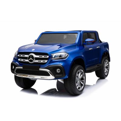 Masinuta electrica pentru copii,  Mercedes X-Class 4x4 180W 12V 14Ah PREMIUM  Albastru