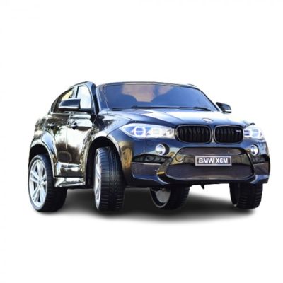 Masinuta electrica pentru 2 copii, BMW X6M 240W 12V XXL Premium, culoare Negru