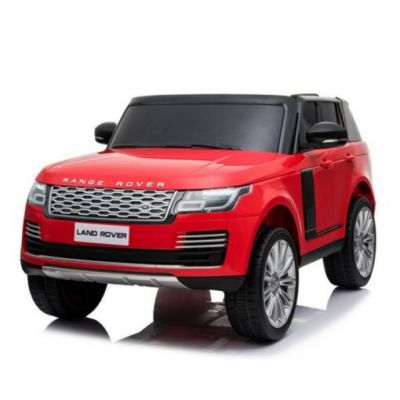 Masinuta electrica pentru 2 copii Range Rover Vogue HSE 4x4 180W, roti moi, scaun tapitat, culoare Rosu