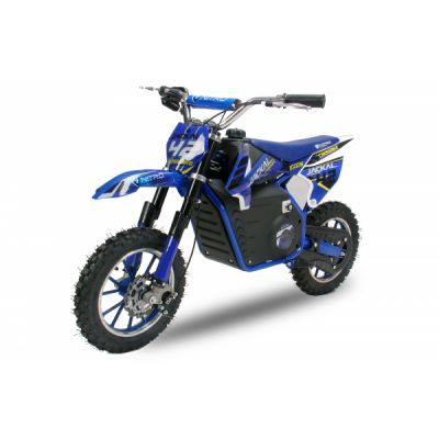 Motocicleta electrica pentru copii Eco Jackal 1000W 10 inch, culoare Albastru