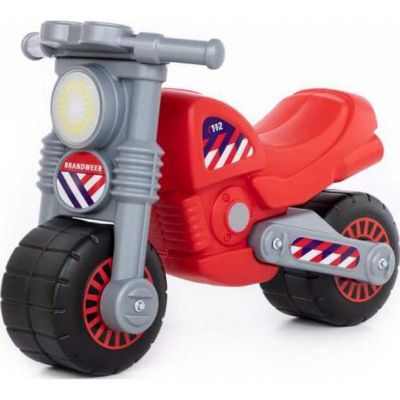 Motocicleta fara pedale, Brandweer, 63x37,5x44 cm, Polesie