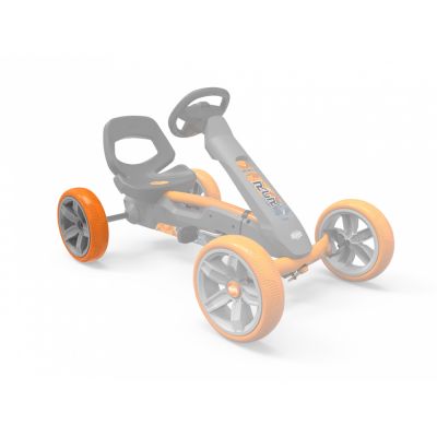 Roata spate Kart Reppy gri-orange 10x2,5