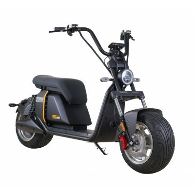 Scuter electric pentru adulti Solley SUPER 701, 2000W putere, baterie 60V 20Ah, Black matte