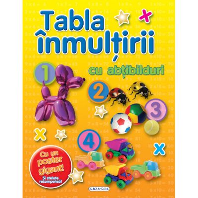 Tabla Inmultirii GIRASOL cu Abtidilduri