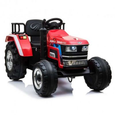 Tractoras electric pentru copii 2-9 ani Kinderauto HL-2788, 90W, 12V, cu telecomanda control parental, STANDARD Rosu