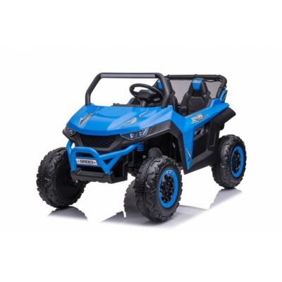 UTV electric pentru 2 copii Kinderauto BJS612 90W 12V, bluetooth, culoare Albastru