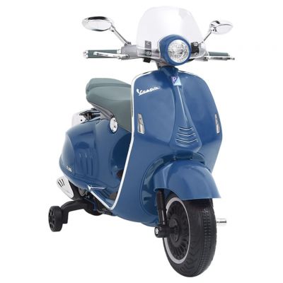 vidaXL Motocicletă electrică pentru copii Vespa GTS300, albastru