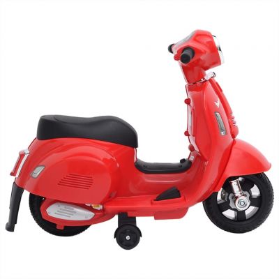 vidaXL Motocicletă de jucărie electrică Vespa, roșu, GTS300
