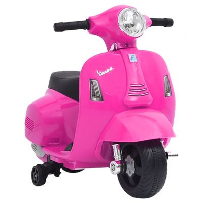 vidaXL Motocicletă de jucărie electrică Vespa, roz, GTS300