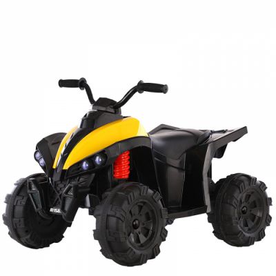 ATV electric pentru copii 3-5 ani, Kinderauto Wolf 70W 12V PREMIUM, culoare Galben