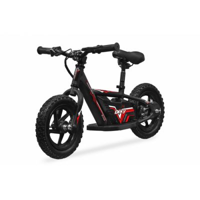 Bicicleta electrica fara pedale, Nitro Bike DIKY 180W 24V Lithium , Roti 12 inch, Rosu