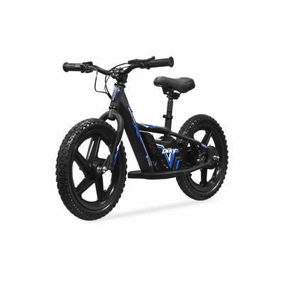 Bicicleta electrica fara pedale, Nitro Bike DIKY 180W 24V Lithium , Roti 16 inch, Albastru