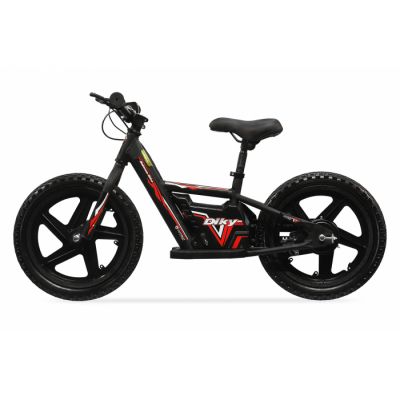 Bicicleta electrica fara pedale, Nitro Bike DIKY 180W 24V Lithium , Roti 16 inch, Rosu