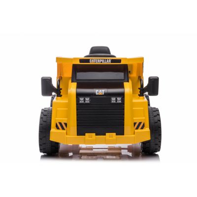 Camion electric 12V cu 2 motoare si telecomanda CAT Caterpillar Yellow