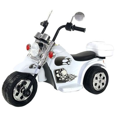 Motocicleta copii, Chipolino, Electrica Chopper white