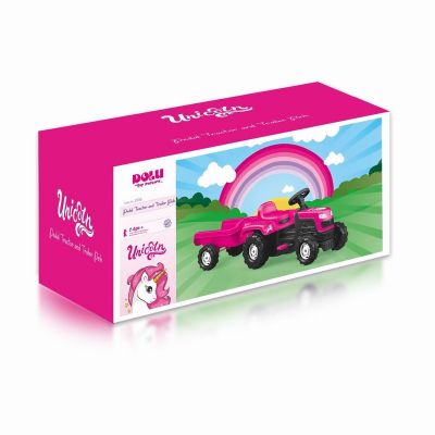 DOLU - Tractor cu pedale si remorca Unicorn