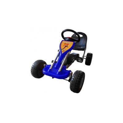 Kart pentru copii cu pedale Go Kart, albastru