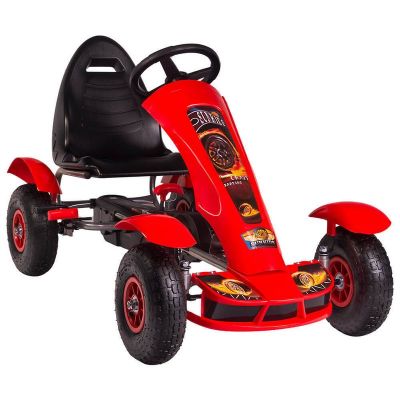 Kidscare - Kart cu pedale F618 Air rosu