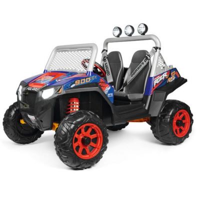 Masina electrica Peg Perego Polaris Ranger Rzr 900 XP, 24V, 3 ani +, Albastru - Negru