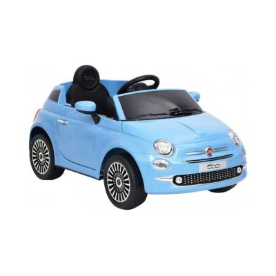 Masina electrica pentru copii Fiat 500, albastru