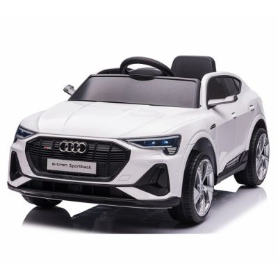 Masinuta electrica copii Audi E-tron Sportback, 4x4, 12V 140W, culoare alba