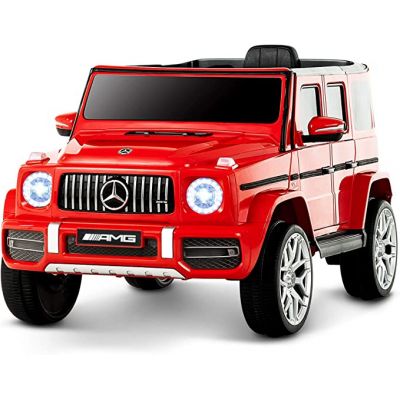 Masinuta electrica copii Mercedes G63, S306 AMG, 60W 12V, PREMIUM, culoare rosie