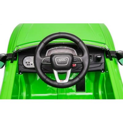 Masinuta electrica cu roti din cauciuc Audi RS Q8 Green