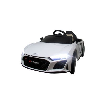 Masinuta electrica cu telecomanda Audi R8 - 107 cm R-Sport - Alb