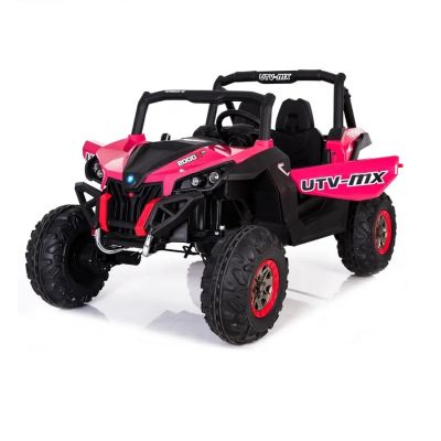 Masinuta electrica cu telecomanda Xtreme Jumper UTV-MX Pink