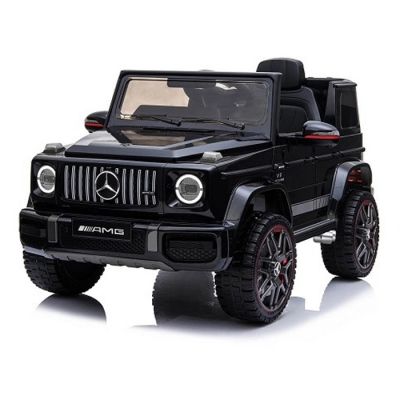 Masinuta electrica Mercedes G63 AMG, pentru copii 2-5 ani, 70W 12V, echipare Premium, neagra ieftina