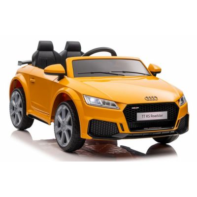 Masinuta electrica New Audi TTRS Roadster 70W 12V STANDARD, culoare Galben la reducere