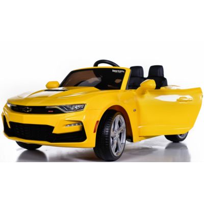 Masinuta electrica pentru copii Chevrolet Camaro 2SS 90W 12V PREMIUM Galben