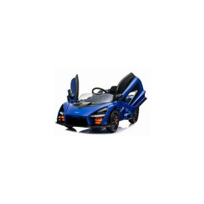 Masinuta electrica pentru copii, McLaren Senna albastra, cu telecomanda, 2 motoare, greutate maxima 30 kg, 5350