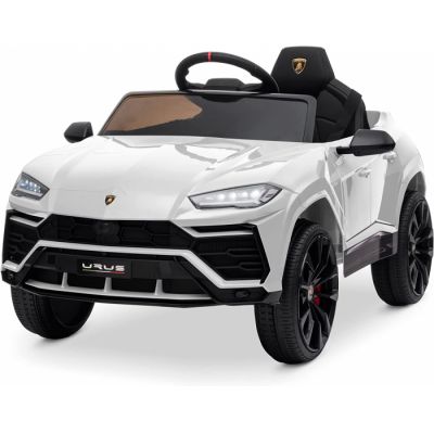 Masinuta electrica pentru copil 2-5 ani, Lamborghini Urus 70W 12V 7Ah, culoare Alba ieftina