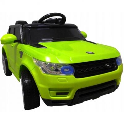 Masinuta electrica R-Sport cu telecomanda si roti din spuma Eva Cabrio F1 verde